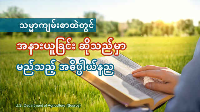 သမ္မာကျမ်းစာထဲတွင် အနားယူခြင်း ဆိုသည်မှာ မည်သည့် အဓိပ္ပါယ်နည်း