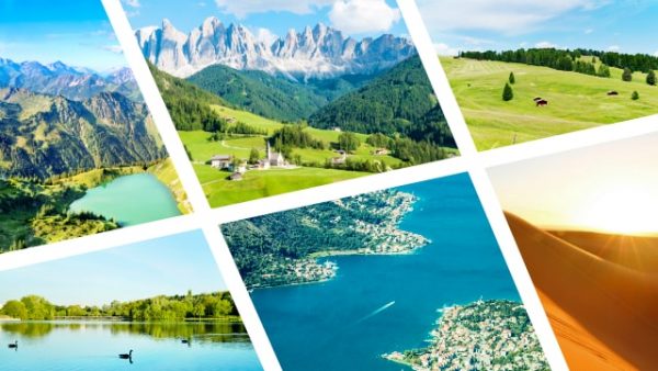 တောင်တန်းများ၊ မြစ်များနှင့်ရေကန်များ၊ ကန္တာရတောင်တန်းများ