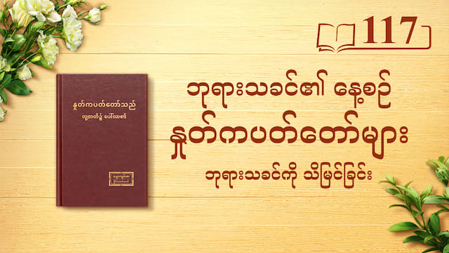 ဘုရားသခင်၏ နေ့စဉ် နှုတ်ကပတ်တော်များ- ဘုရားသခင်ကို သိမြင်ခြင်း | ကောက်နုတ်ချက် ၁၁၇